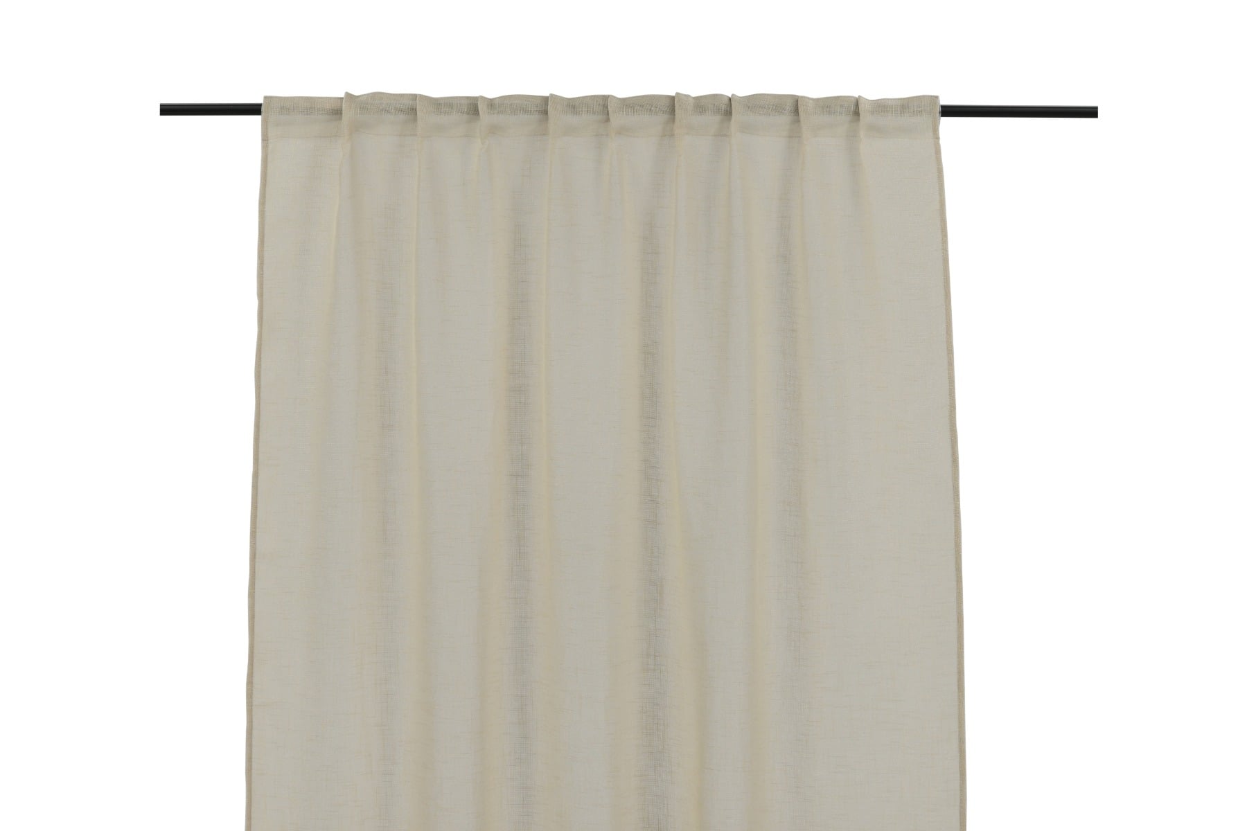 Vardoft Beige 2x140x290 cm Linnegardin-look 2-Pack