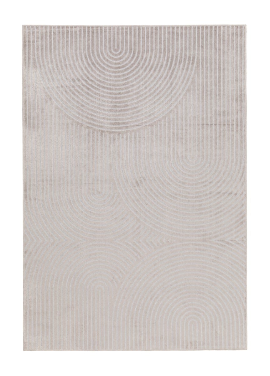 Giron Canyon Greige 160x230 cm Konstsilkesmatta