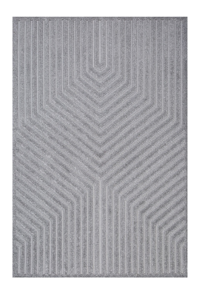 Yoko Granit Grå 240x340 cm Inom- och Utomhusmatta