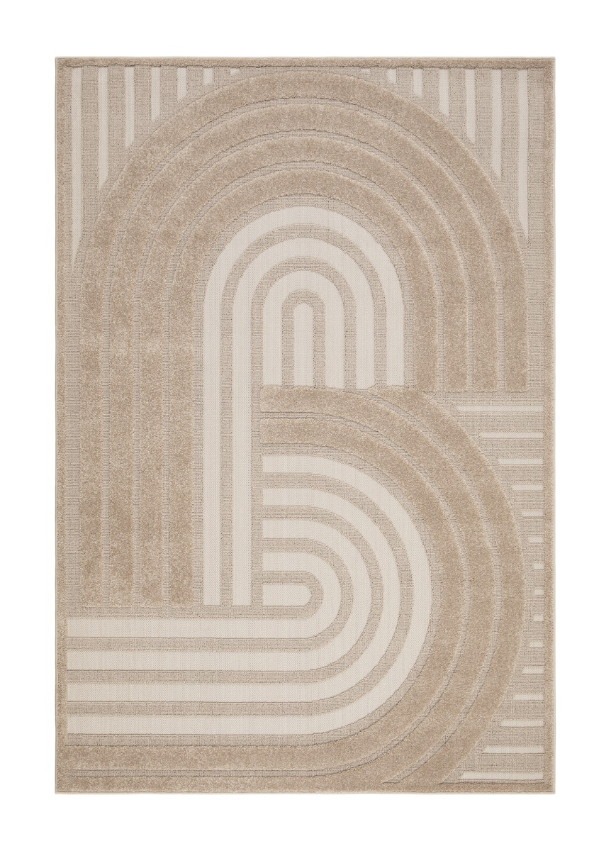 Yoko Cross Linne 240x340 cm Inom- och Utomhusmatta