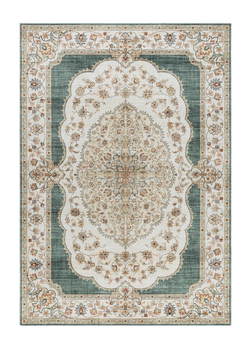 Mirande Thalvara Grön 200x290 cm Tvättbar Matta