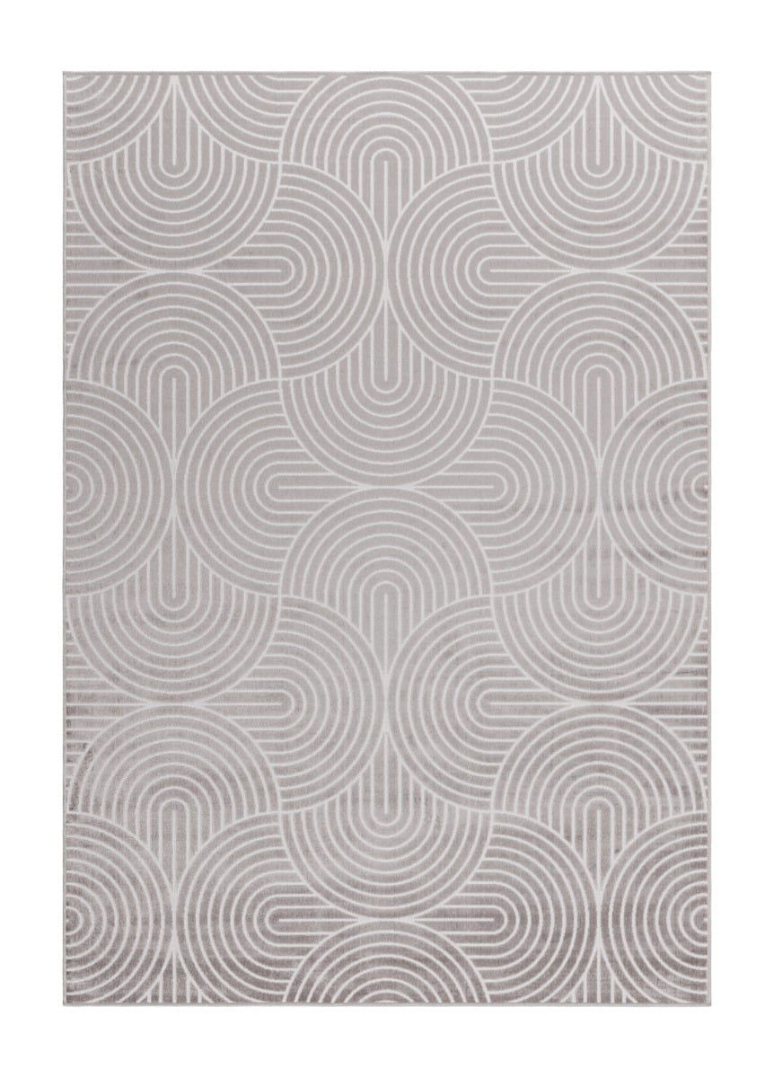 Giron Wave Greige 200x290 cm Konstsilkesmatta