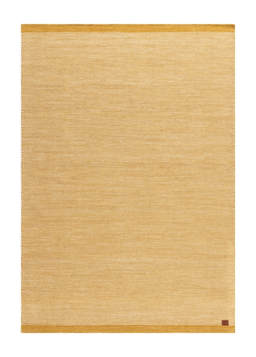 Ljusdal Ockragul 160x230 cm Ullmatta