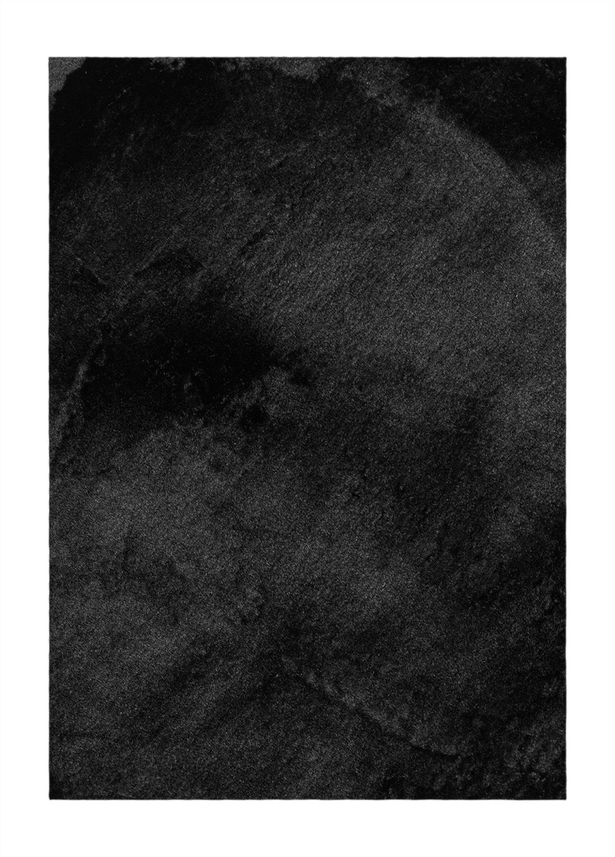 Koning Svart 240x340 cm Mjuk Ryamatta