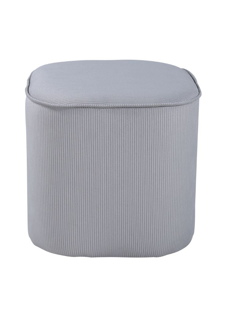 Sittpuff Adela Corduroy Grå