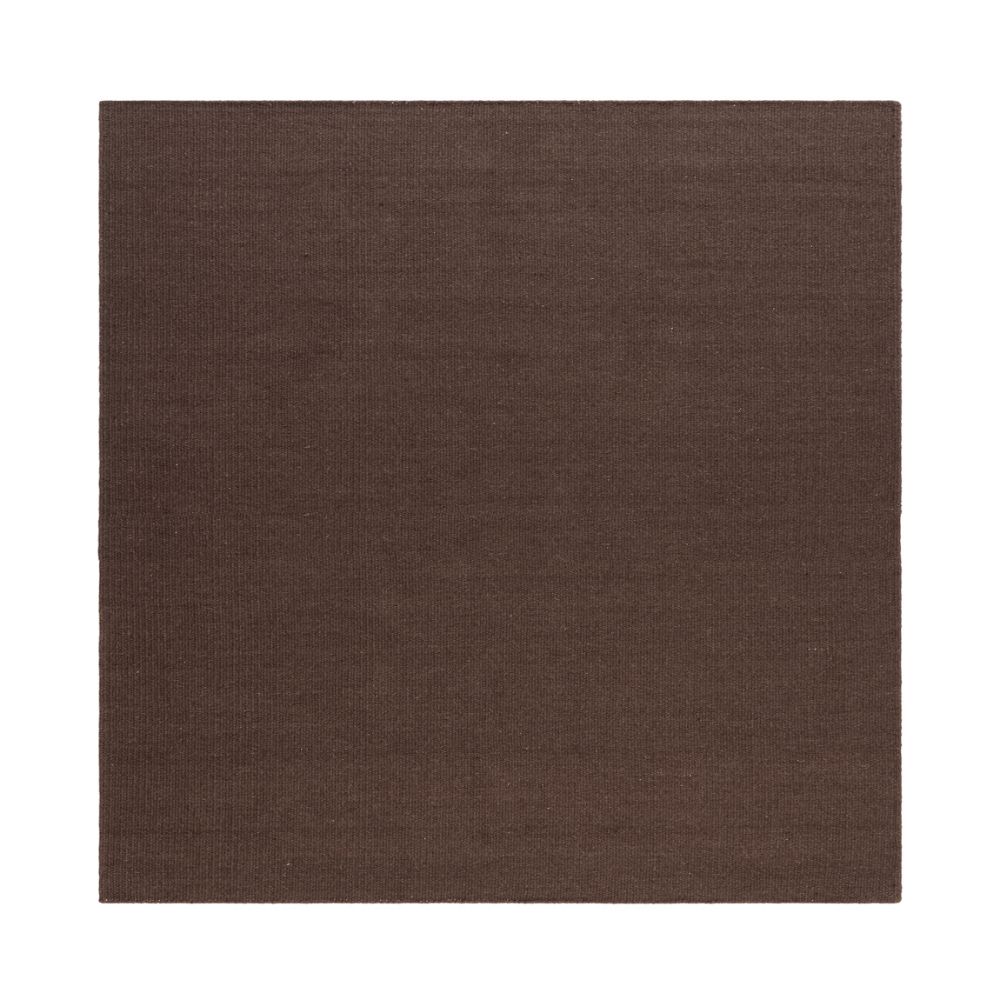 Arbo Choklad Kvadrat 300 cm Ullmatta
