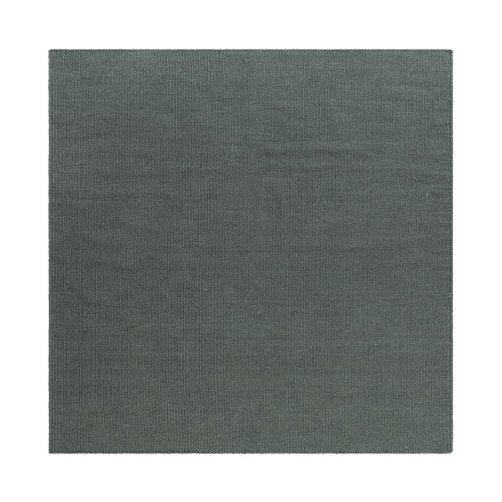 Arbo Smaragdgrön Kvadrat 250 cm Ullmatta