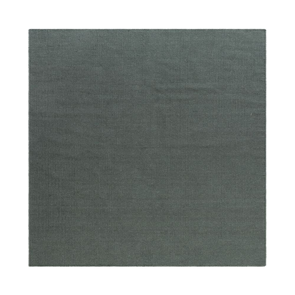 Arbo Smaragdgrön Kvadrat 200 cm Ullmatta