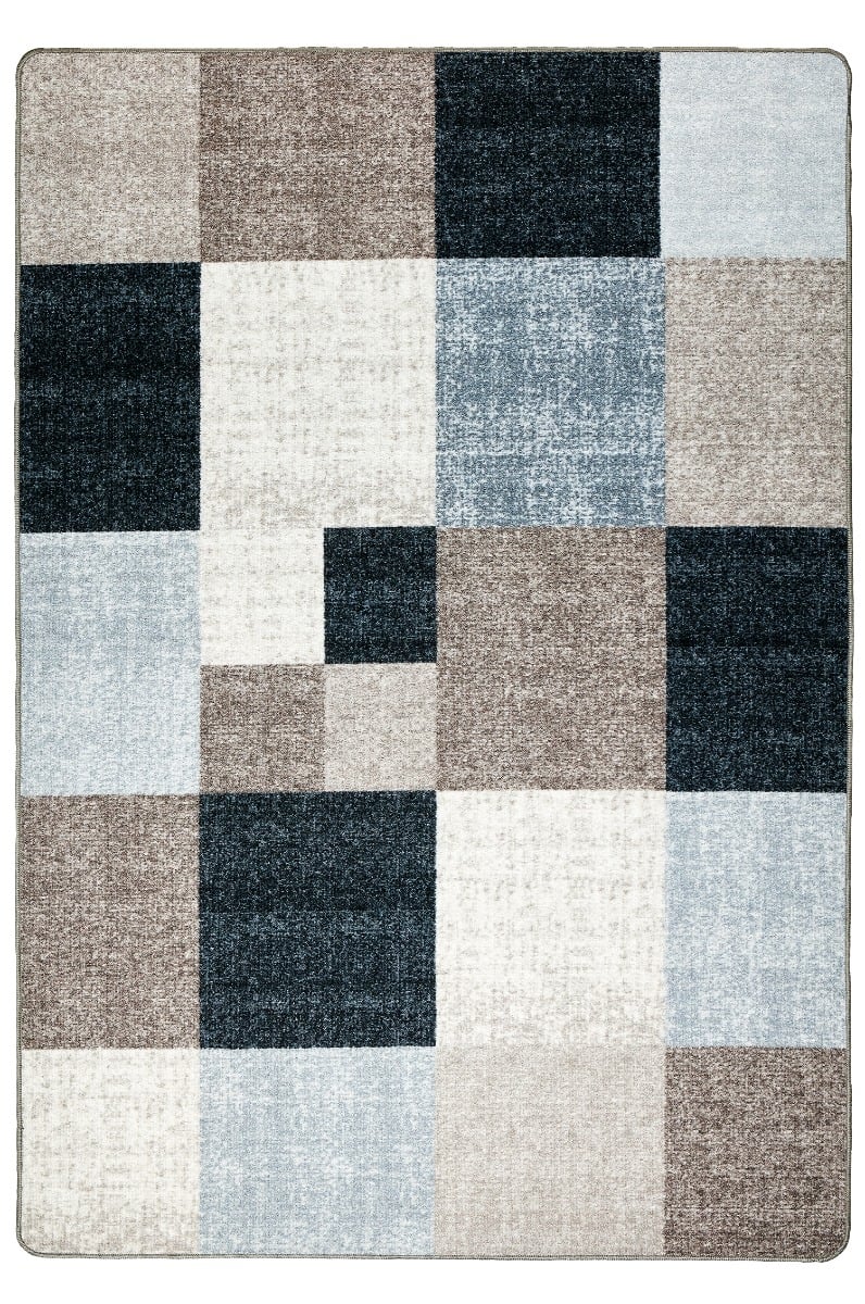 Rusko Grå/Taupe 200x290 cm Gummerad Matta