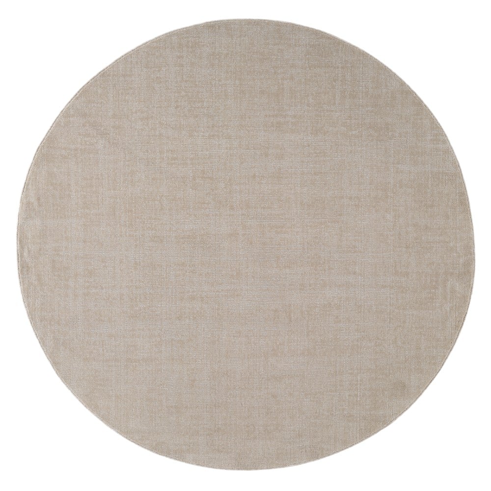 Rund Matta Belin Beige