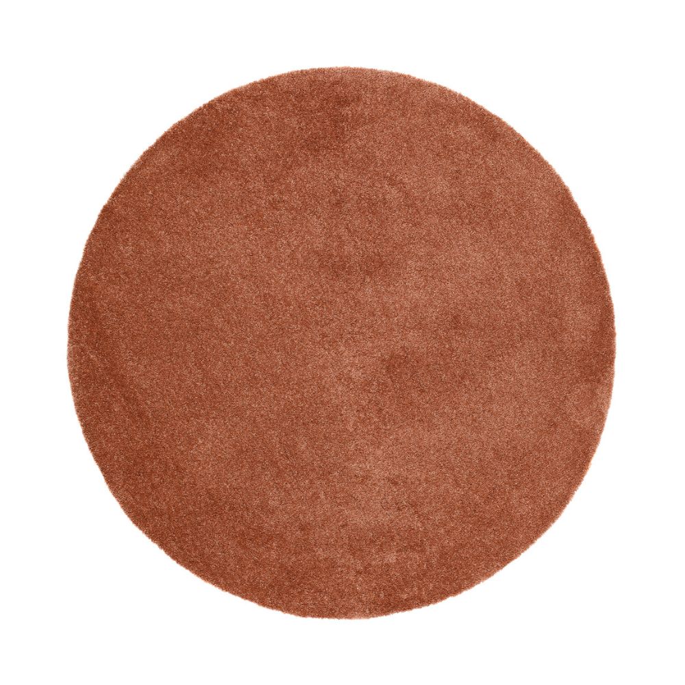 Clario Terracotta Rund 120 cm Tv&auml;ttbar Ryamatta
