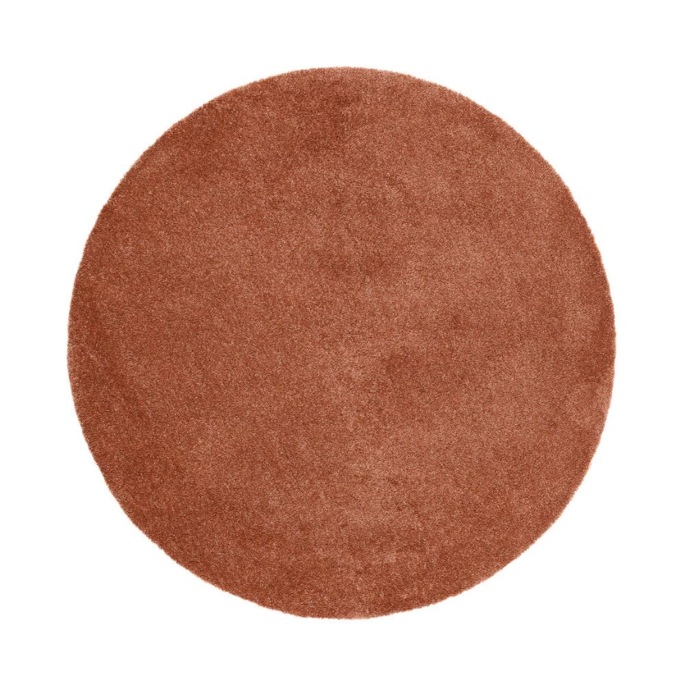 Clario Terracotta Rund 200 cm Tvättbar Ryamatta