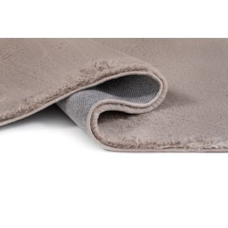 Eiderelle Taupe 60x120 cm Myk Pels-look Teppe