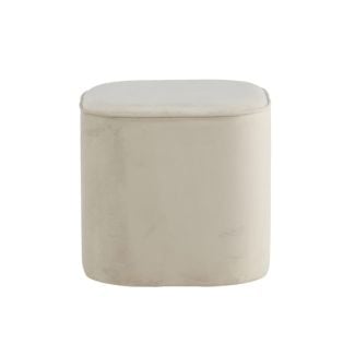 Puff Adela Velvet Hvit