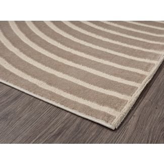 Kvadratisk Bella Zen Mørk Beige Wilton-Teppe