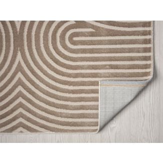 Løper Bella Zen Mørk Beige Wilton-Teppe