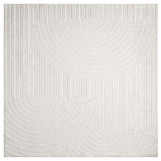 Kvadratisk Bella Zen Offwhite Wilton-Teppe