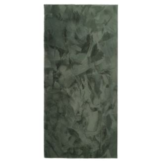 Løper Cat Grønn Vaskbart Pels-teppe