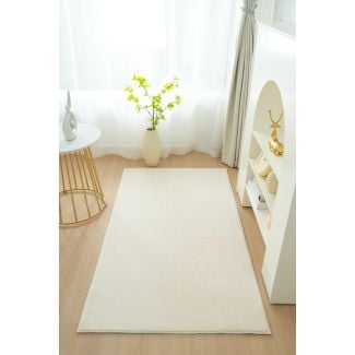 Løper Comfy Beige Vaskbar Ryateppe