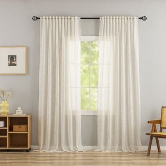 Linnegardin-look 2-pak Estelle Beige