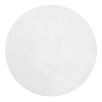 Rund Glossy Offwhite Myk Pels-look Teppe