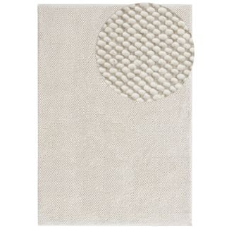 Denne produkten heter Haga, laget av 80% Ull & 20% Bomull materiale med en vakker Offwhite farge – SE Mattor