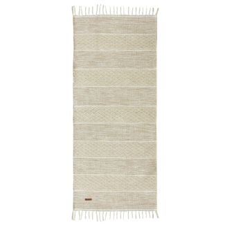 Løper Loke Beige Rutteteppe