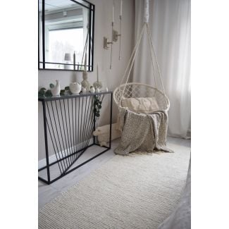 Løper Mellby Offwhite Ullteppe