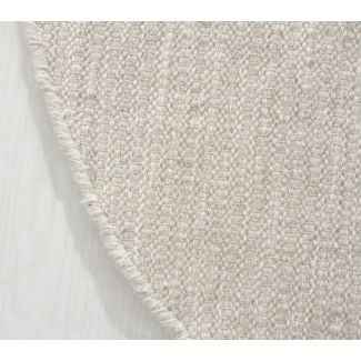Rund Molly Beige Ullteppe