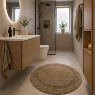 Noah Foam Taupe Baderomsteppe