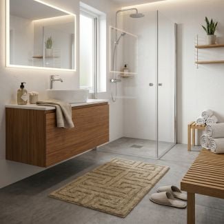 Baderomsteppe Noah Style Taupe