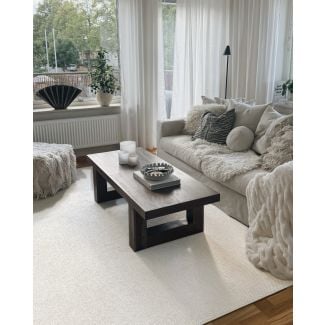 Uldteppe-look Nordic Offwhite