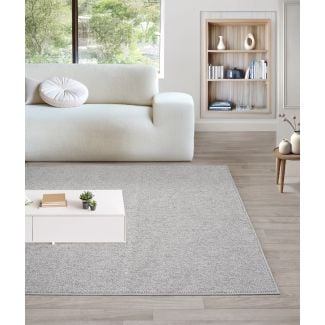 Uldteppe-look Nordic Grå