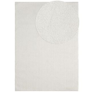Uldteppe-look Nordic Offwhite