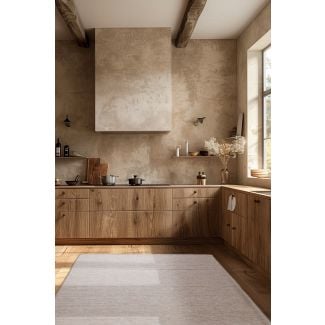 Gummiert Teppe Torpe Beige