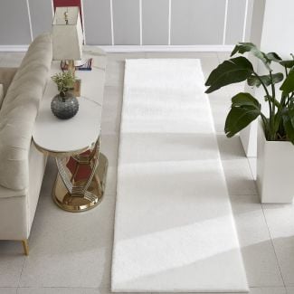 Løper Rabbit Eco Hvit Pels Teppe