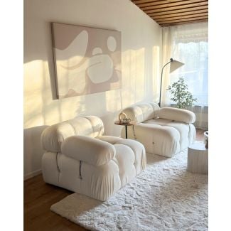 Denne produkten heter Rabbit Lux, laget av Polyester materiale med en vakker Offwhite farge – SE Mattor