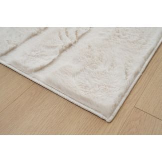 Løper Rabbit Soho Lys Beige Pels Teppe