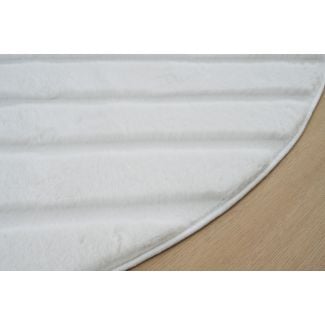 Rund Rabbit Soho Offwhite Pels Teppe