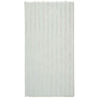 Løper Rabbit Stripe Offwhite Pels Teppe