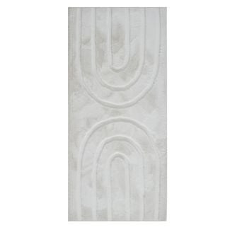 Løper Rabbit Zen Offwhite Pels Teppe