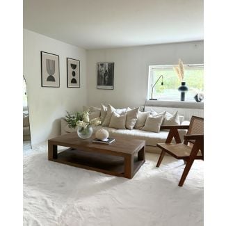 Denne produkten heter Rabbit Eco, laget av Polyester materiale med en vakker Hvit farge – SE Mattor