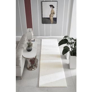 Løper Rabbit Eco Offwhite Pels Teppe