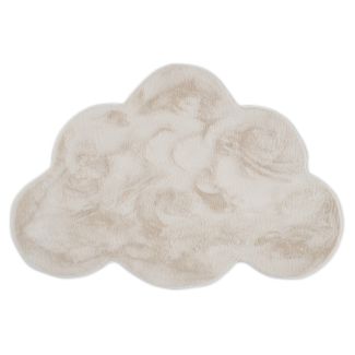 Barneteppe Myk Pelslook Rabbit Cloud Lys Beige