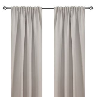 Mörkläggande Gardin 2-pack Solfritt Beige