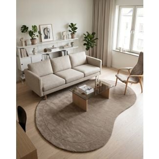 Ullteppe Vallbo Organic Taupe