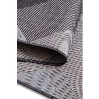 Løper Vexora Svart Indendørs & Udendørs Teppe