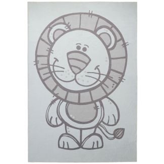 Barneteppe Zappy Lion Krem