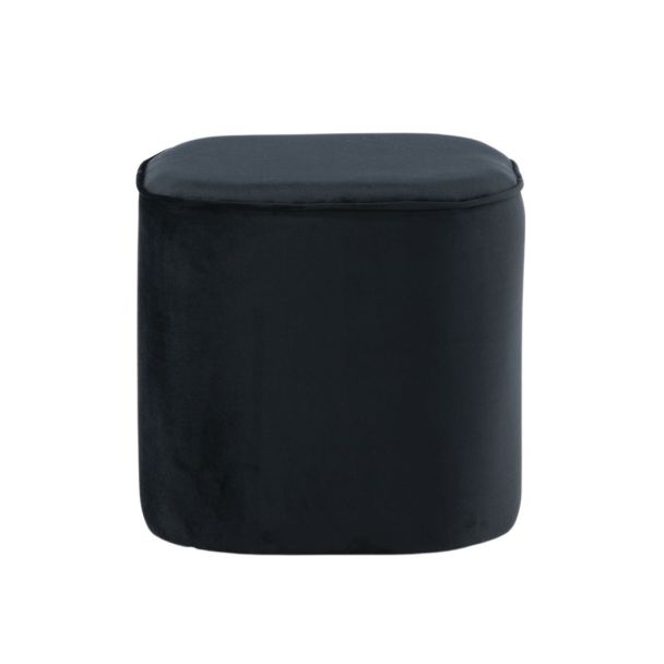 Puff Adela Velvet Svart