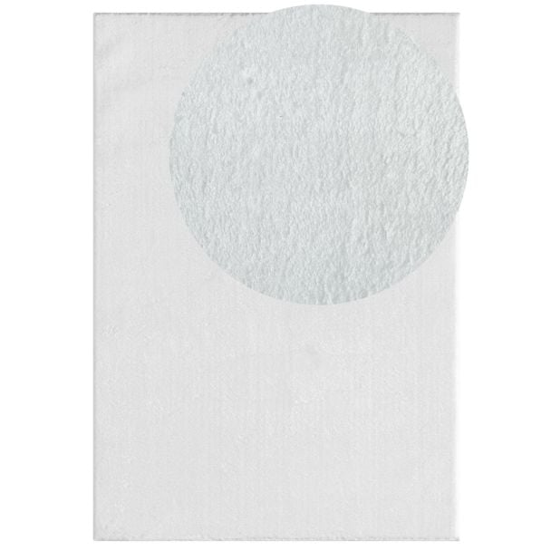 Denne produkten heter Cloudy, laget av Polyester materiale med en vakker Hvit farge – SE Mattor
